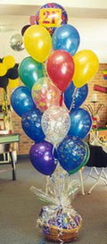  Ankara basnevleri hediye sevgilime hediye iek  sepet ierisinde ikolata ve 21 adet balon