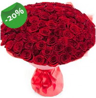 Özel mi Özel buket 101 adet kırmızı gül  Ankara atapark kaliteli taze ve ucuz çiçekler 