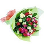 12 adet renkli gül buketi   Ankara kalaba çiçek gönderme sitemiz güvenlidir 