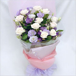  Ankara bağlum online çiçek gönderme sipariş  BEYAZ GÜLLER VE KIR ÇIÇEKLERIS BUKETI