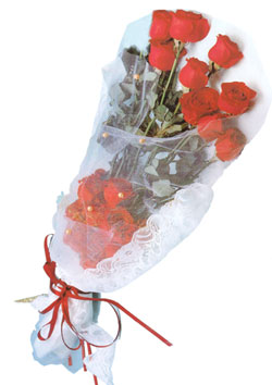 11 adet kirmizi güller buket tanzimi   Ankara şentepe internetten çiçek siparişi 