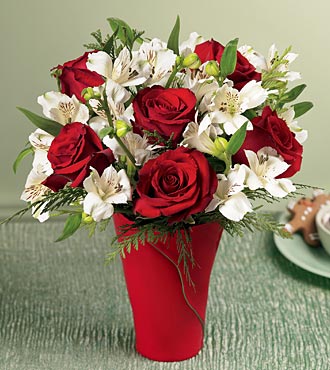  Ankara Ufuktepe çiçek online çiçek siparişi  6 adet kirmizi gül ve kir çiçekleri 