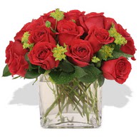  Ankara Keçiören online çiçekçi , çiçek siparişi  10 adet kirmizi gül ve cam yada mika vazo