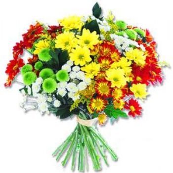 Kir çiçeklerinden buket modeli  Ankara bademlik 14 şubat sevgililer günü çiçek 