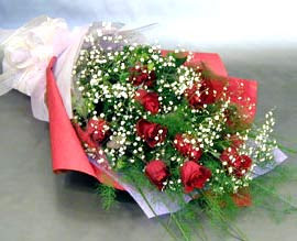 10 adet kirmizi gül çiçegi gönder  Ankara atapark kaliteli taze ve ucuz çiçekler 