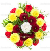  Ankara Keçiören çiçek siparişi vermek  13 adet mevsim çiçeğinden görsel buket
