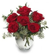Vazo içerisinde 5 adet kırmızı gül  Ankara Keçiören çiçek siparişi vermek 