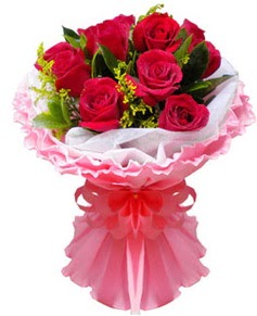 11 adet kırmızı gül buketi  Ankara kalaba çiçek gönderme sitemiz güvenlidir 