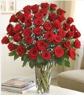 Cam vazoda 51 kırmızı gül süper indirimde  Ankara basınevleri hediye sevgilime hediye çiçek  