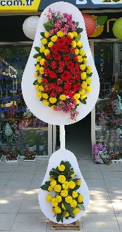 Düğün nikah açılış Çiçeği Çift katlı sepet  Ankara bağlum online çiçek gönderme sipariş 