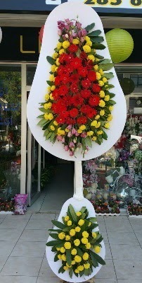 Çift katlı düğün çiçekleri  Ankara şentepe internetten çiçek siparişi 