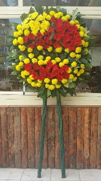 Cenaze çelengi çiçek modeli  Ankara bağlum çiçekçi mağazası 