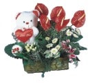  Ankara esertepe ucuz çiçek gönder  Lilyum ve oyuncakli arajman 