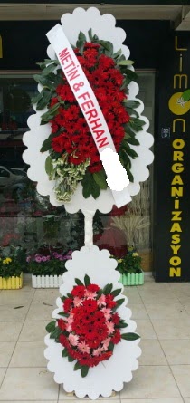 Çift katlı düğün nikah çiçeği modeli  Ankara şentepe internetten çiçek siparişi 
