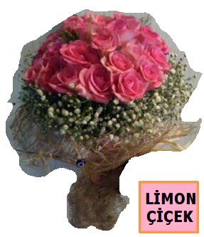 Pembe gül kız isteme söz nişan çiçeği  Ankara etlik İnternetten çiçek siparişi 