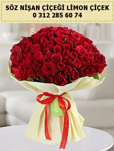 51 adet kırmızı gül söz nişan buketi çiçeği  Ankara şentepe internetten çiçek siparişi 