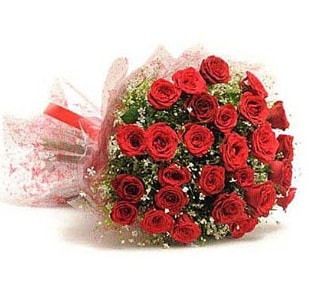 27 Adet kırmızı gül buketi  Ankara Keçiören güvenli kaliteli hızlı çiçek 