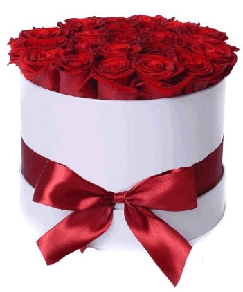 29 adet kırmızı gülden kutu çiçeği  Ankara Keçiören çiçek , çiçekçi , çiçekçilik 
