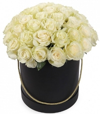 33 Adet beyaz gül özel kutu içerisinde  Ankara bağlum online çiçek gönderme sipariş 