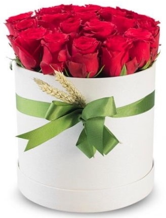 Özel kutuda 25 adet kırmızı gül çiçeği  Ankara esertepe çiçek yolla , çiçek gönder , çiçekçi  