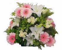  Ankara Keçiören hediye çiçek yolla  Gül kazablanka gerbera sepet çiçek modeli